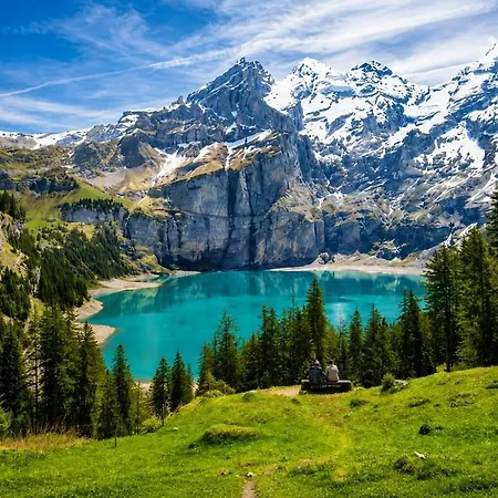 Modern With Alpine Panorama Mulenen
